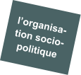 l’organisa- tion socio- politique